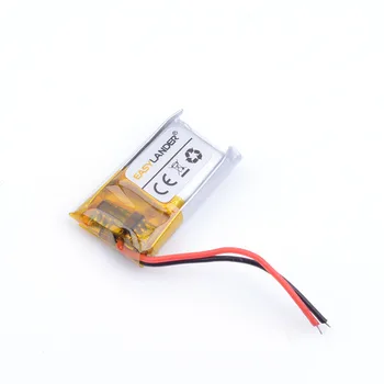 

601218 3.7V 90MAH length 18 width 12 thick 6/ Bluetooth headset toys MP4 lithium polymer battery