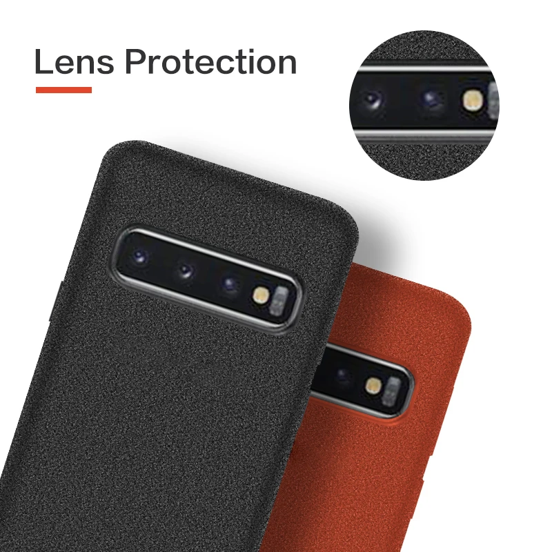 Официальный Оригинальный Стильный чехол для Samsung S10 Plus кожаный Galaxy S10e Lite