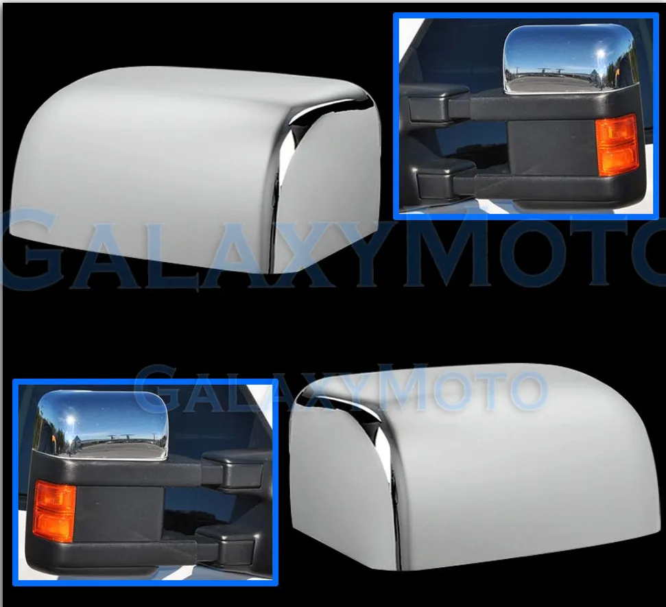 

XYIVYG 08-16 For Ford Super Duty F250+F350+F450 Triple Chrome Plated TOP HALF Mirror Cover