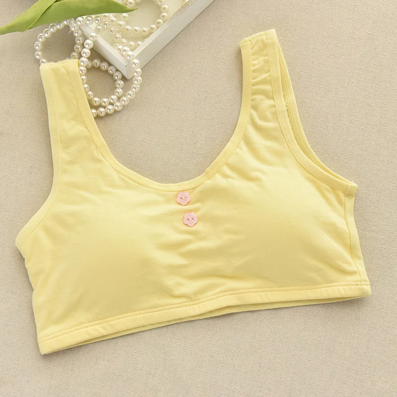 8 to 17 years girls bamboo fiber kids kids bras for girls top for girl