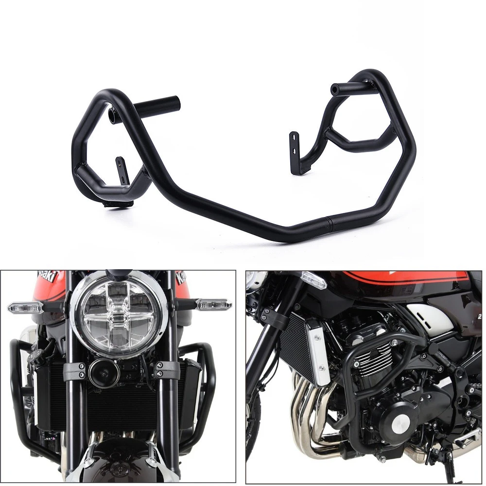 

KEMiMOTO Engine Crash Bar Highway Bumper Guard Protector Frame Slide For Kawasaki Z900RS 2018 2019