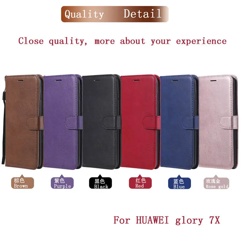 Чехол для Huawei Honor 7X чехол кошелек из искусственной кожи телефона 7X7 X BND L21 откидная