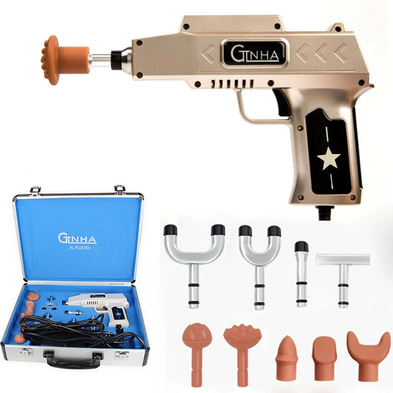 

750N 10 Heads Chiropractic Adjusting Instrument adjustable intensity Therapy Spine Chiropractic Electric Bone Correction Gun