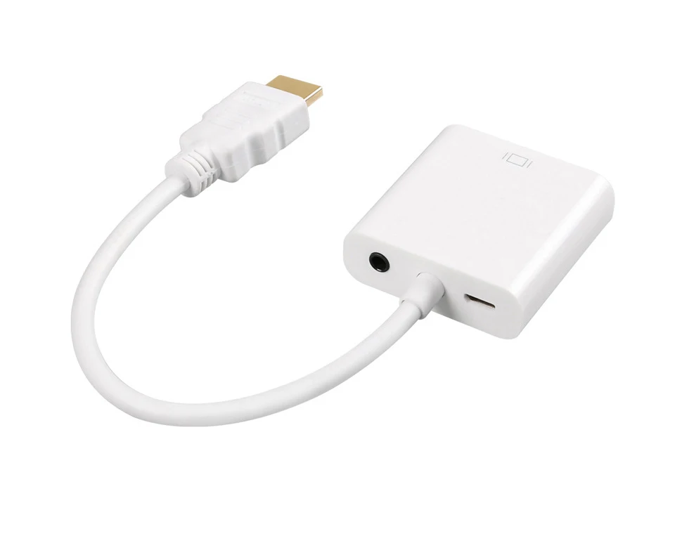 VERI Male to Female 1.4 Version HDMI to VGA Converter HD Adapter Cable for PC Laptop Tablet Support 1080P HDTV TV Video Card (17)