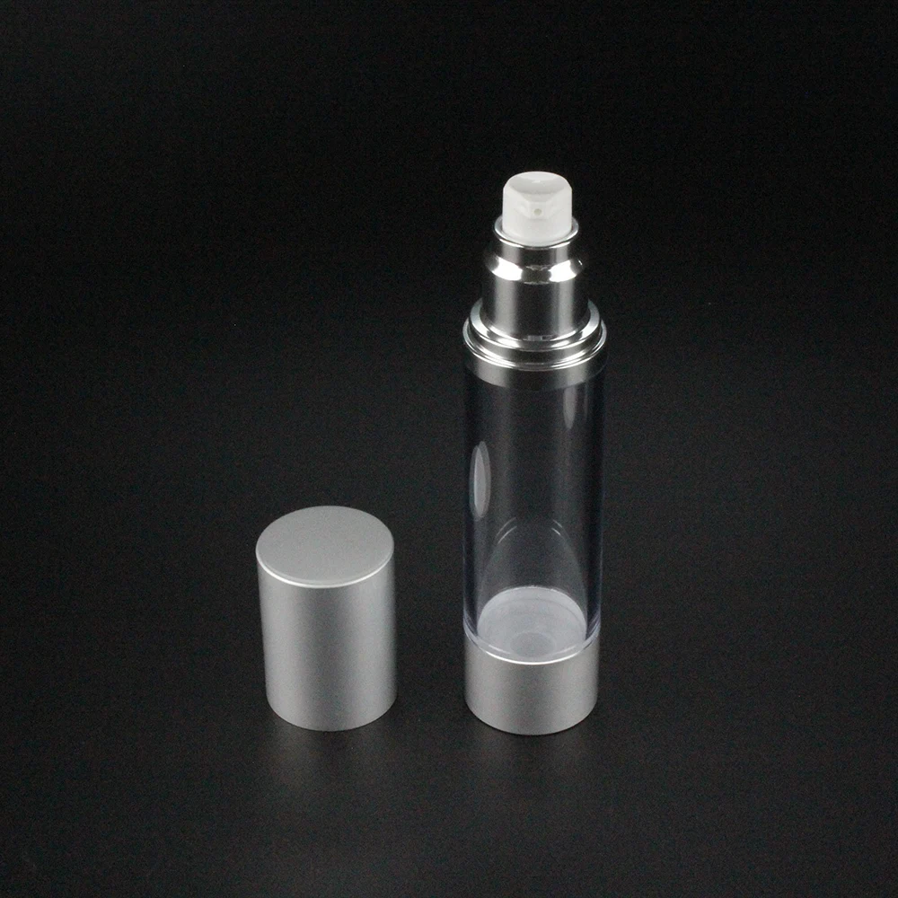 Download 100pcs aluminium clear 50ml airless pump bottles cosmetic ...