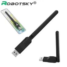 Robotsky Mini М 150 м USB Wifi адаптер беспроводной сетевой карты 802.11b/g/n Lan адаптер портативный Wi-Fi приемник