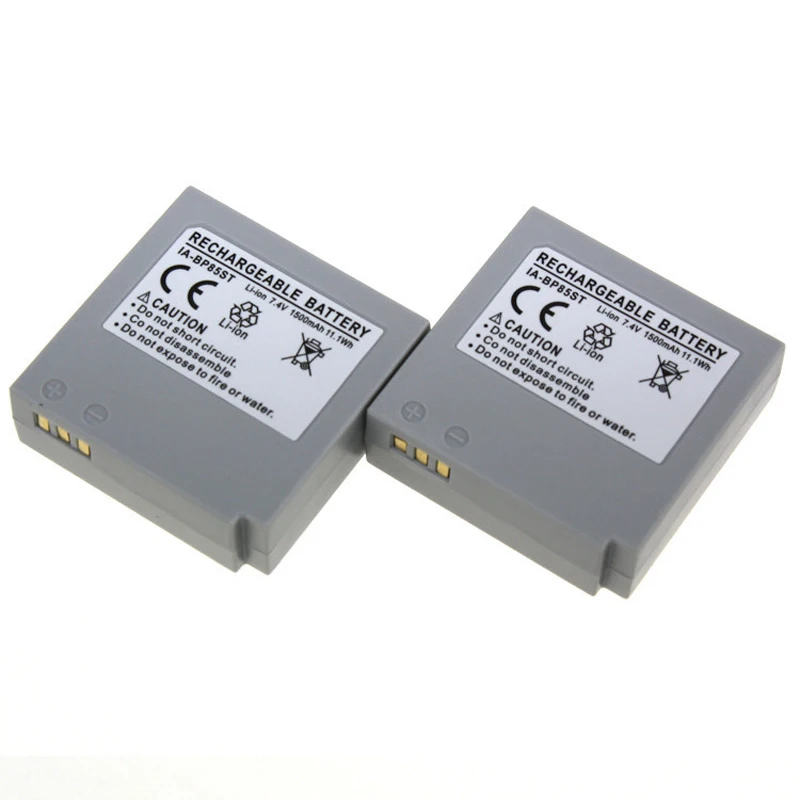 

Digital Boy 2x IA-BP85ST IA BP85ST IABP85ST Battery 7.4V 1500mAh Rechargeable Camera Battery For Samsung SC-MX20 VP-MX10 SMX-F30
