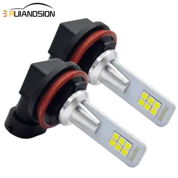 

2x 7W H11 H8 H7 3030 Chips 12SMD Non-polarity Canbus Fog Lights Bulb Car Driving Light Foglamps Auto Leds parking Lamp 12v 24V