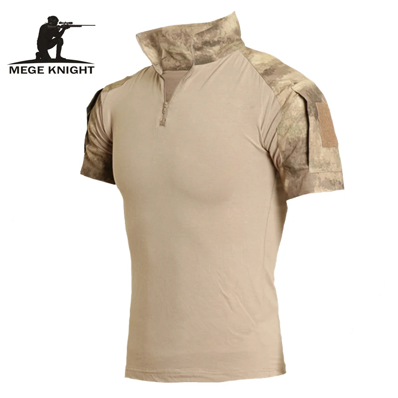 

Military Clothing Camouflage Short Combat Shirt Digital Camouflage ACU AT-FG Multicamo Top Shirt Clothes