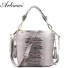 PROMOTION Designer Shiny Graceful Crocodile Grain Women's 100% Genuine Leather Embossed Cross Body Handbags*Free Shipping GY14 ► Photo 2/6