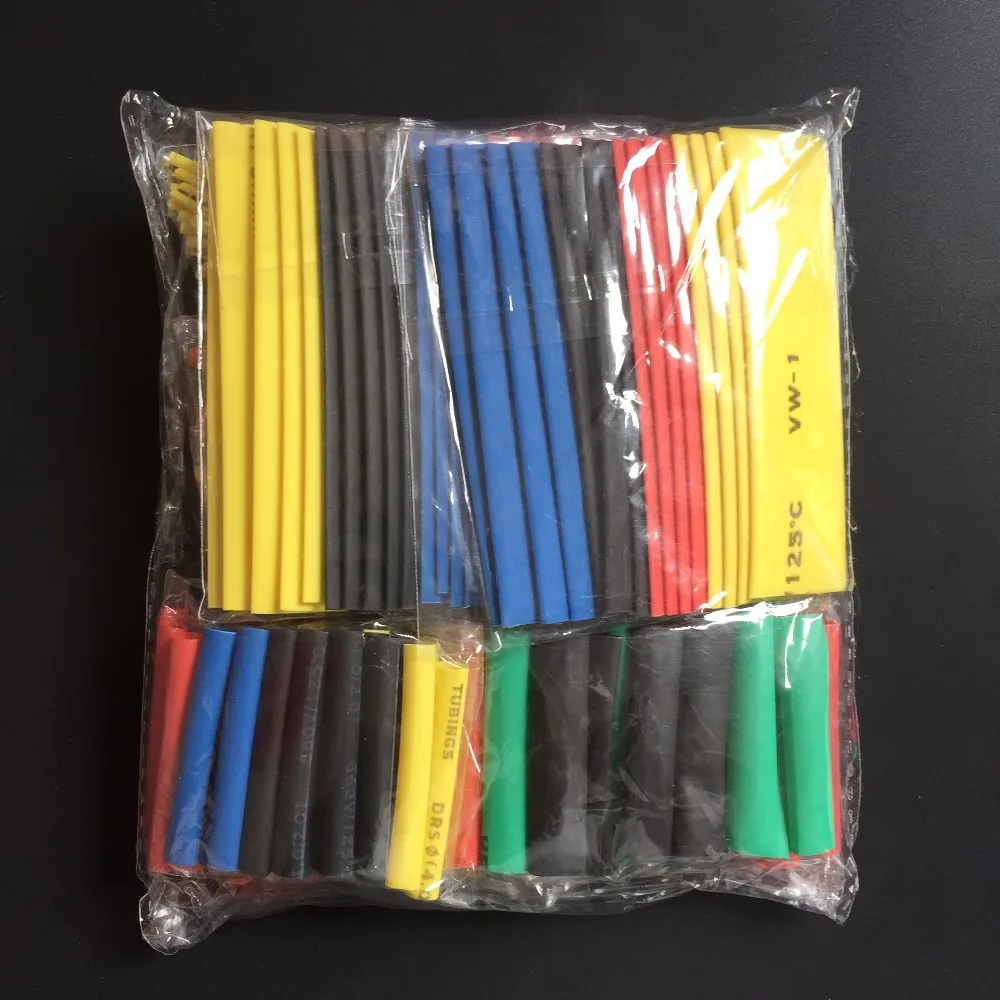 

20pack Polyolefin Assorted Heat Shrink Tubing Insulation Shrinkable Tube Wrap Wire Cable 328 Cable Sleeves