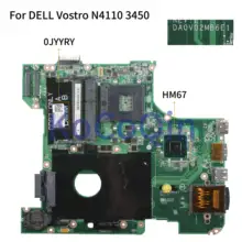 Kocoqin материнская плата для ноутбука DELL Vostro 3450 V3450 материнская плата CN-0JYYRY 0 jyyry DA0V02MB6E1 HM67
