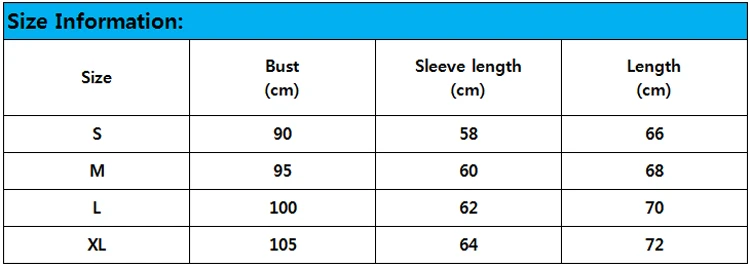 Size information