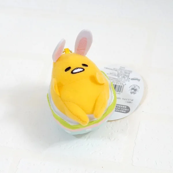 Пасхальная модель Gudetama Lazy Egg плюшевые игрушки милые японские яйца кролик косплей Yolk Bros Подвеска Мягкие куклы детские подарки 8 см