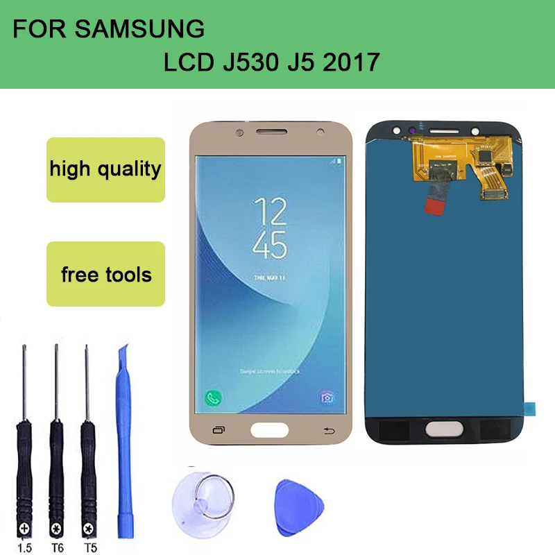 SZHAIYU регулятор яркости J530 LCD для SAMSUNG J5 Pro 2017 J530F SM-J530F сенсорный экран дигитайзер