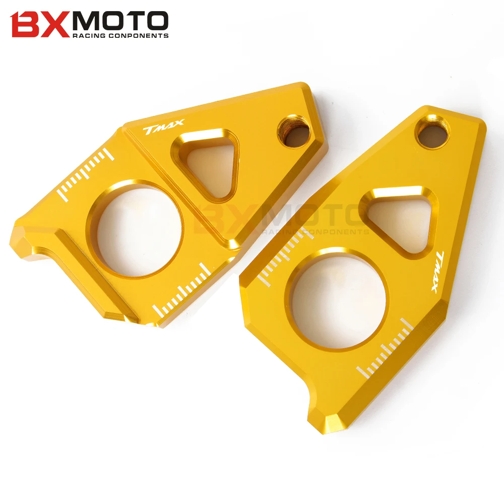 Новый мотоцикл CNC задняя ось шпинделя цепь регулировщик блоков подходит для Yamaha
