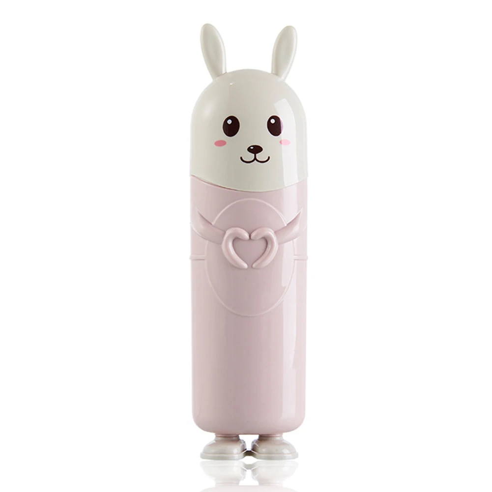 

Tableware Protect Storage Box Food Grade Cartoon Travel Fork Carrying Spoon Multifunctional Gift Toothbrush Container Organizer