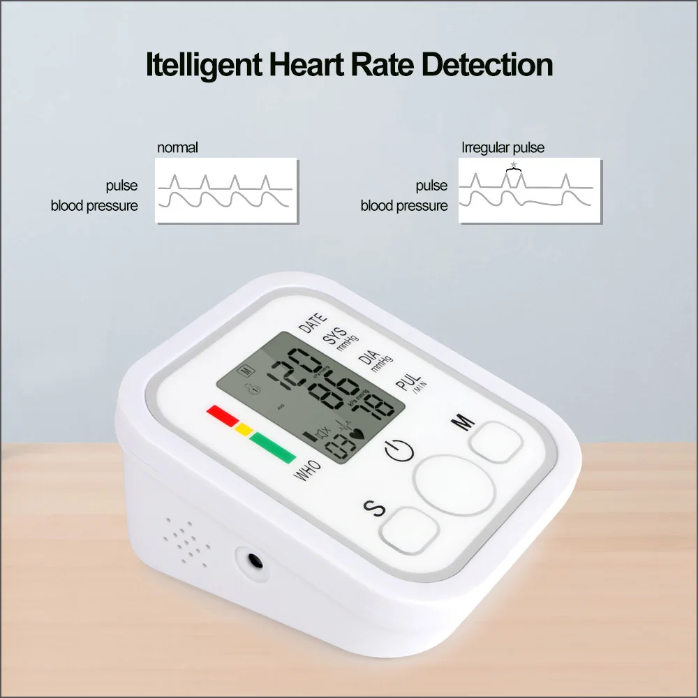 RZ цифровой монитор артериального давления в верхней части руки автоматический прибор для измерения артериального давления Домашний медицинский пульсометр тонометр Сфигмоманометры
