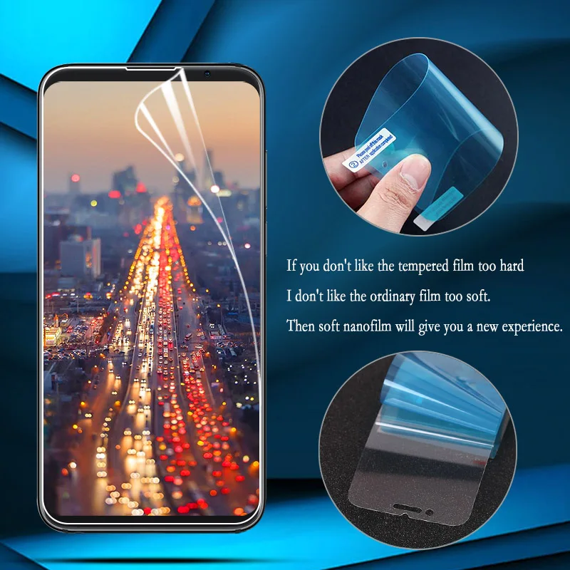 

Nano Explosion-proof Film Foil For Meizu 16 Plus U20 U10 Note 9 8 M5S M6 M5 M3 Note Screen Protector for Sony Xperia L3 Film