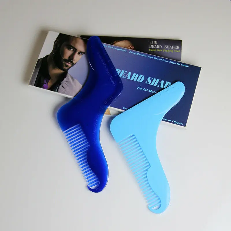

New The Beard Bro-Beard men Shaping Comb Tool For Perfect Lines Cut Template T