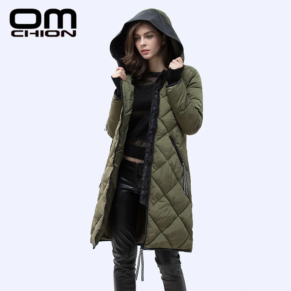 New Arrival Solid Long Parka Women Casual Warm Coat Women
