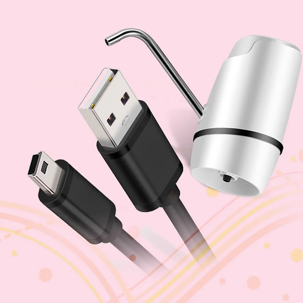 Автоматический насос для бутылки воды электрический насос USB Перезаряжаемый диспенсер для питьевой воды креативный бутилированный водяной насос питьевой Комплект