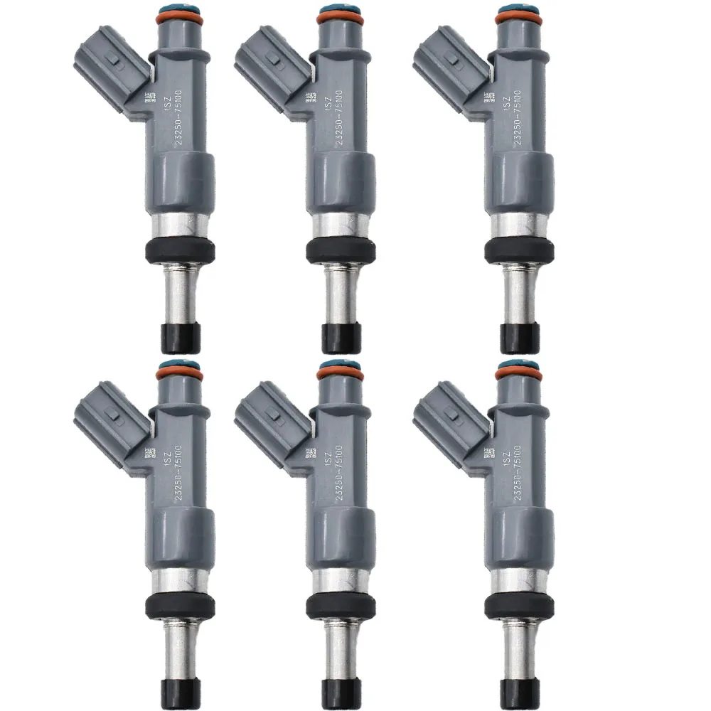 6 шт./лот инжектор топлива/Форсунка для Toyota Prado TRJ120 OEM 23209-75100 23250-75100 | Автомобили и