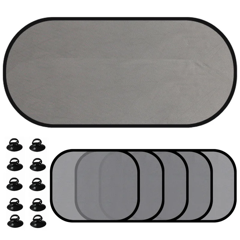 

5pcs Car Window Sunshade Mesh Front Rear Side Curtain Auto Sun Visor Curtain with Suction Cup Car Styling Car Accessories