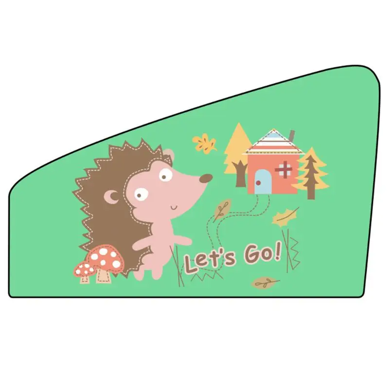 Магнитная Автомобильная боковая Солнцезащитная шторка милый мультфильм автомобильные шторы солнцезащитный, изоляционный экран солнцезащитный экран для автомобиля зонтик занавес s 50x78 см