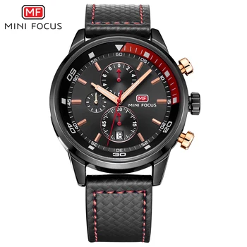 

Mens Watches Top Brand Luxury Leather Casual Quartz Watch Men Military Sport Waterproof Clock Gold Watch Relogio Masculino