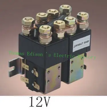 

ZJW100JT SW822 Coil Voltage 12V 100A DC Contactor for PUMP motor forklift electromobile grab wehicle car