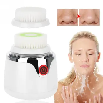 

Wireless Charging Face Pore Cleanser Machine Ultrasonic Vibration Face Cleansing Brushes device