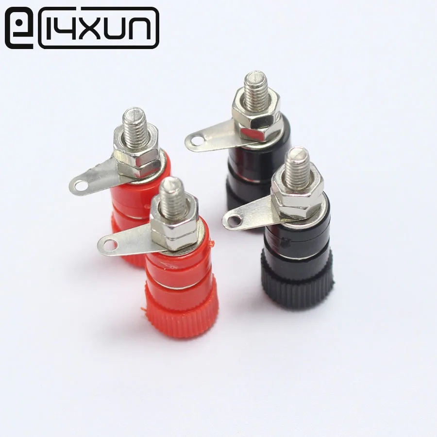 10pcs/lot Terminal Blocks 4mm Amplifier Terminal Connector Binding Post
