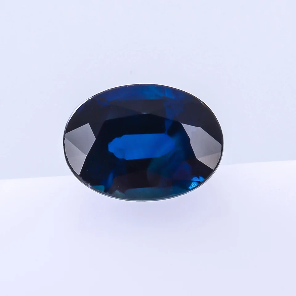 Натуральное неоптимизированное Австралийское крупное Стекловидное Королевское синее Драгоценное кольцо с бриллиантом, пользовательская поддержка, с сертификатом - Цвет: ON.3