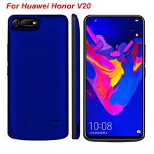 Для huawei Honor V20 Батарея Дело 6500 Mah Зарядное устройство чехол Крышка смартфона Мощность банка для huawei Honor V20 Батарея случае