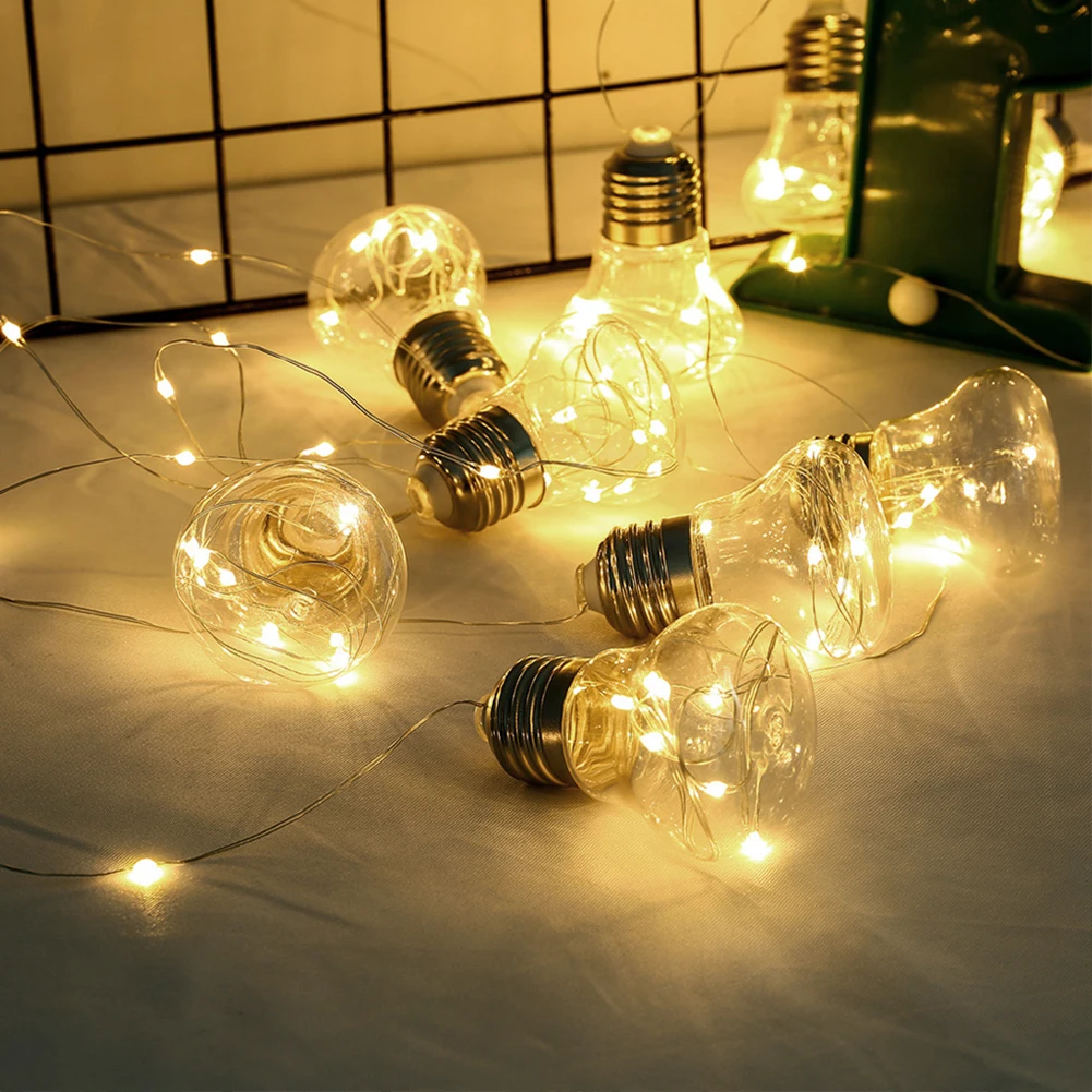 

Mini String Light Heart Shape Decorative Energy Saving Plastic Party Wedding Garden Battery Powered Easy Install 100LED Home