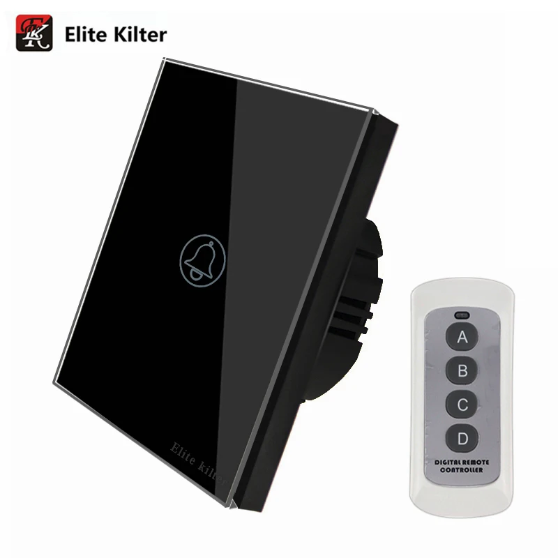 

Elite Kilter Wall switch Remote Control Light Switch Panel US Sensor On/Off 1 Gang RF433 240V Smart Controller Waterproof Switch