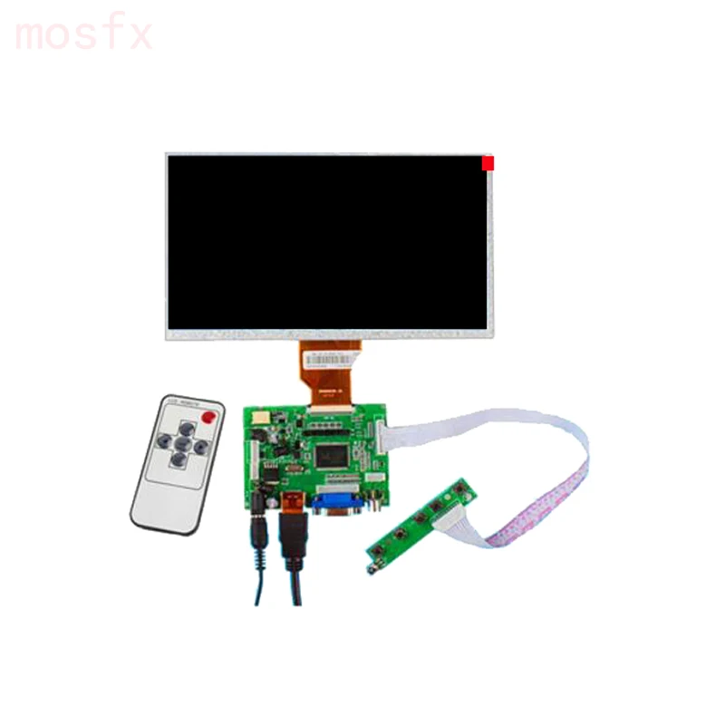  9''Inch LCD display for Raspberry Pi LCD Screen TFT Monitor AT090TN12 HDMI VGA Input Driver Board C