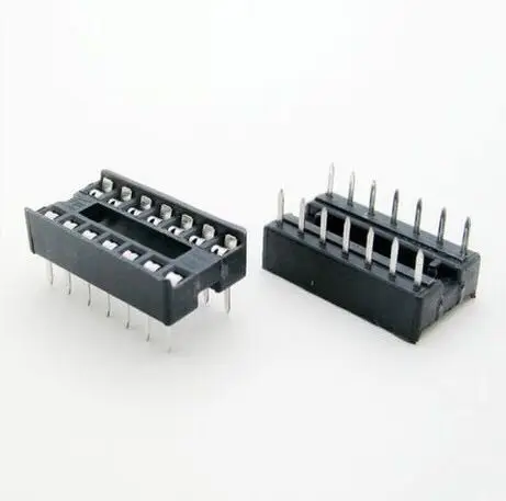 Микросхема IC-14 P 2*7P основание опоры IC гнездо узкий корпус (100 шт) почта... |
