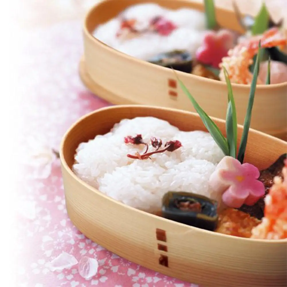 

Creative Japanese Style Double Layer Wooden Lunch Box Adults Kids Outdoor Picnic Food Storage Container Bento Box Lunchbox