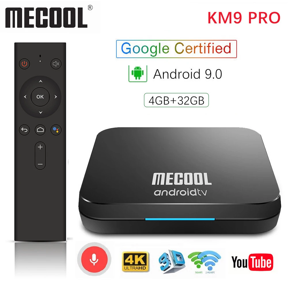 Mecool KM3 ATV KM9 برو الذكية الروبوت 9.0 التلفزيون مربع جوجل معتمد S905X2 المزدوج WiFi BT جوجل يلقي نيتفليكس صوت التحكم 4 K التلفزيون مربع Mecool KM3 ATV KM9 برو الذكية الروبوت 9.0 التلفزيون مربع جوجل معتمد S905X2 المزدوج WiFi BT جوجل يلقي نيتفليكس صوت التحكم 4 K التلفزيون مربع