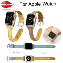 Высокое качество браслет кожаный ремешок петля для iWatch часы спортивный ремешок один тур группа для Apple watch 42 мм 38 мм серии 1 и 2 и 3