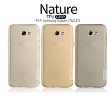 Case for samsung a7 2017 Nillkin природа Прозрачный Ясно Мягкая кремния ТПУ Протектор спелеолог 5.7 дюймов для samsung a7 2017 case