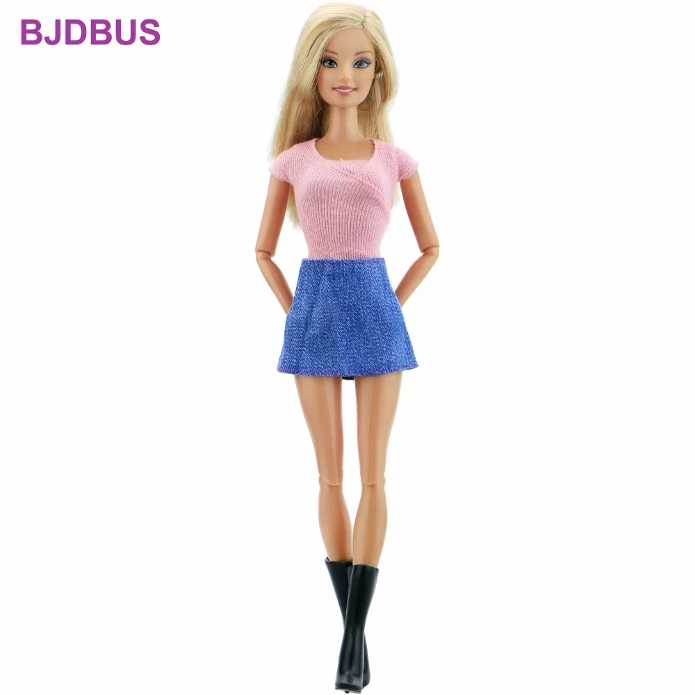 barbie denim skirt