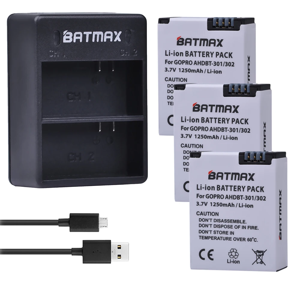 Cameras Photography Usb Dual Charger For Gopro Hero 3 3 3x Battery For Gopro Ahdbt 301 1 Battery Kisetsu System Co Jp