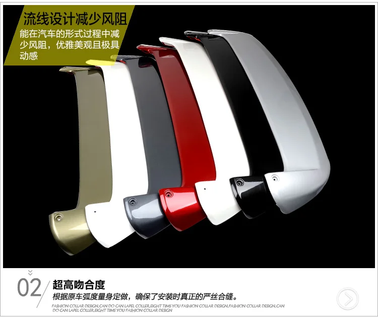 ABS Heckspoiler Für Ford Escape Kuga ST 2013-2019 - Sportlicher Heckflügel