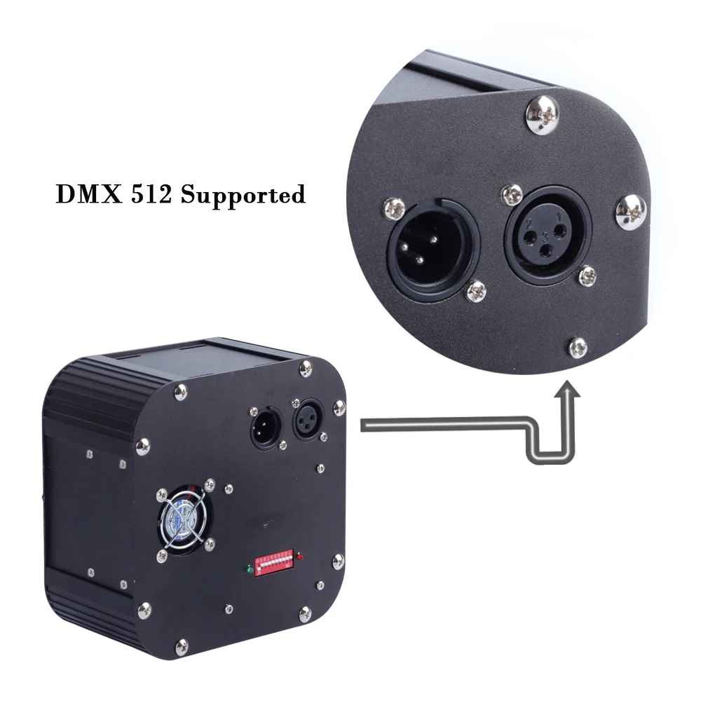 Twinkle Fiber Optic Light Source 50W Supported DMX512 Control Fiber Optic Engine Device with DMX Plug and RF Remote Controller