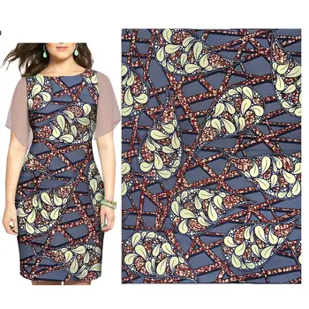 

dark blue leaf African National Printing and Dyeing Wax Fabric WAX 399 Cotton Printing Fabric Batik african wax cotton fabric