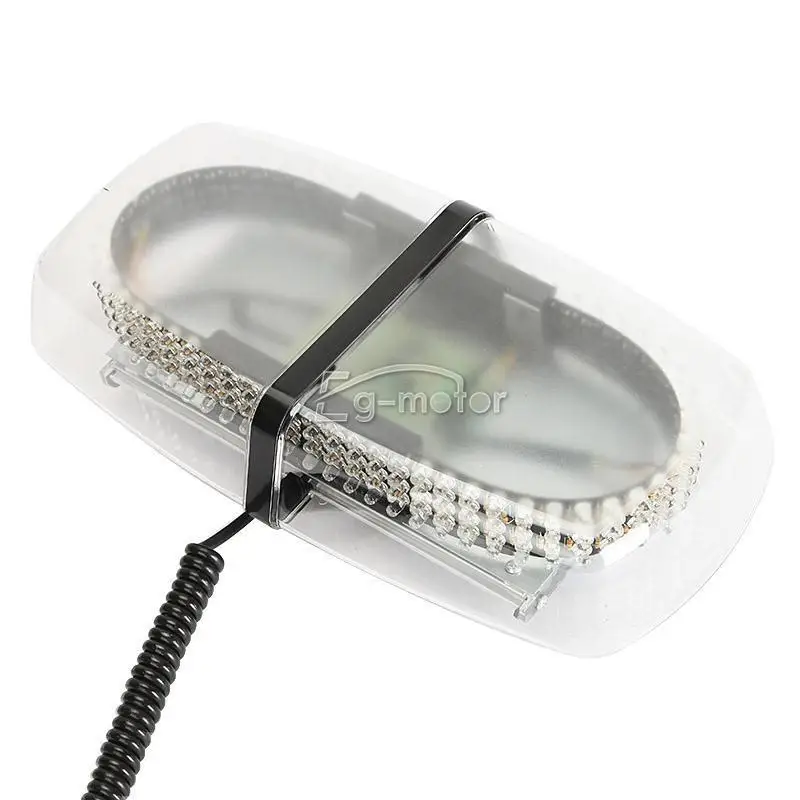 

240 LEDs Warning Strobe Light Unit Amber Yellow Light Bar 12V 52010A-Y 7 Pattern