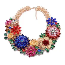 Miwens новое классическое модное Трендовое ожерелье и подвеска цветок смола дух ретро конфеты элемент свадебное украшение ожерелье бохо